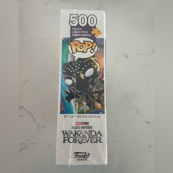 Funko Pop! Marvel Black Panther Wakanda Forever 500-Piece Puzzle – New in Box - Picture 7 of 9